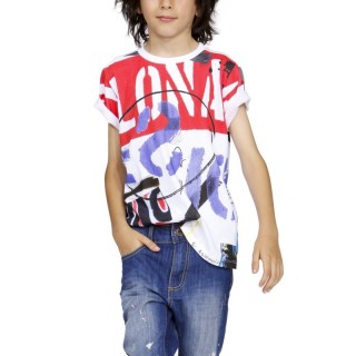 Tricou bumbac Desigual Segur, baieti 7-8 ani