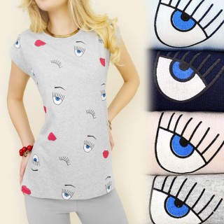 Tricou dama Abstract Eyes